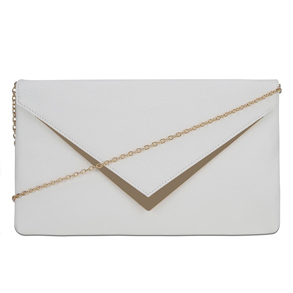 Grote enveloppe avondtas met gouden details
