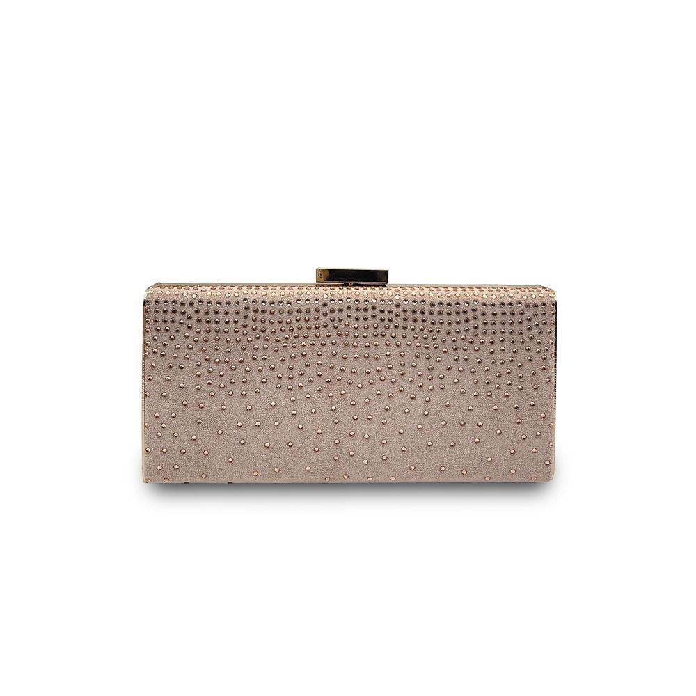 Nude Glamour enveloptas versierd met ronde bolletjes, in een tijdloos ontwerp