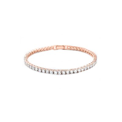 Extravagante armband met heldere zirkonia kristallen