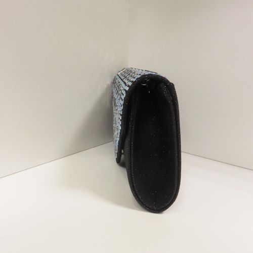 Glamour avondtasje met strass diamanten, voorkant