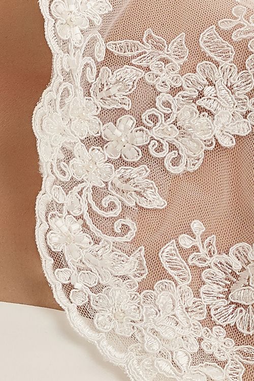 Kanten Bolero jasje met driekwart lengte, detail