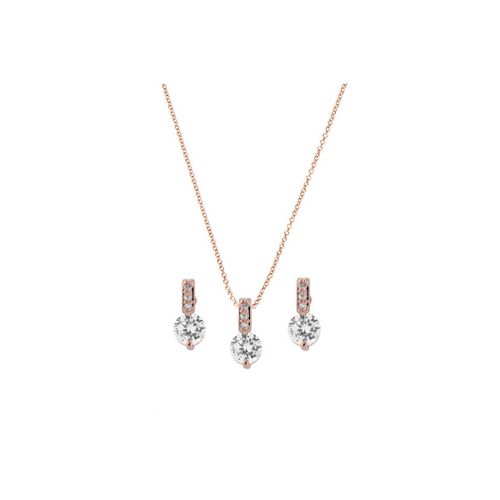 sieraden set met cubic zirkonia kristallen